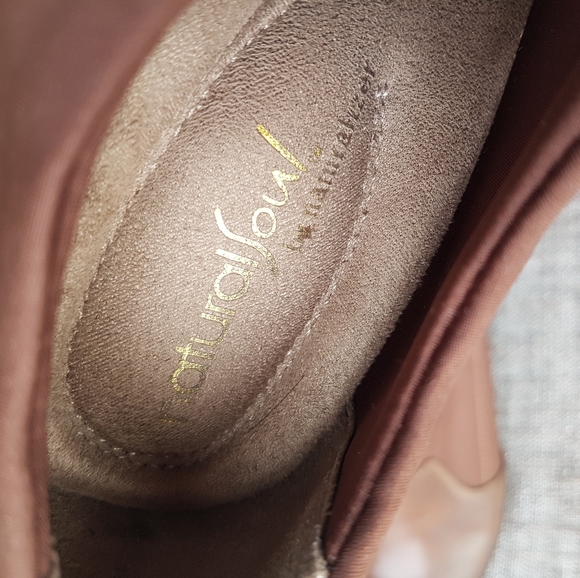 NATURALIZER Chocolate Brown Leather Heeled Booties - Picture 6 of 6